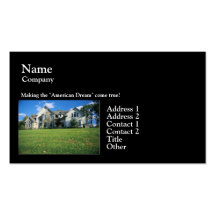 American Dream Business Card