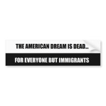 American Dream sticker Bumper Sticker