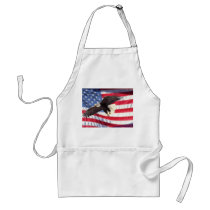 American Eagle & Flag Apron