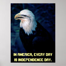 American Eagle Independence Day Poster