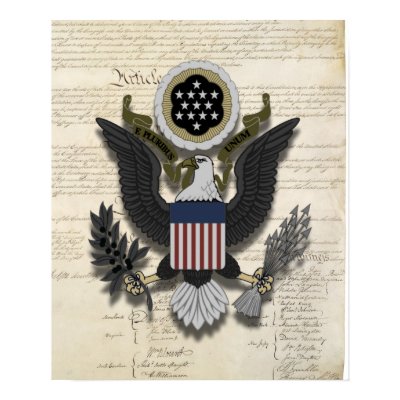 American Eagle on the Constitution by cowboyannie