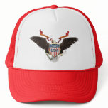 American Eagle Seal USA Red Hat