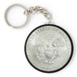 AMERICAN EAGLE SILVER DOLLAR-KEYCHAIN
