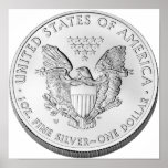 American Eagle Silver Uncirculated Coin posters
