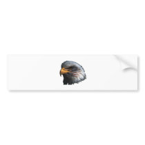 American Eagle with Flag Bumper Stickers