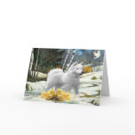 American Eskimo A Winter Scene cards