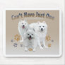 American Eskimo Can't Have Just One Mouse Pad