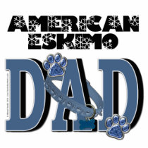 American Eskimo DAD Cut Out