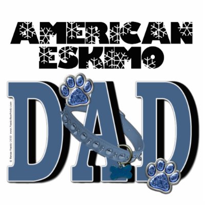 American Eskimo DAD Cut Out by FrankzPawPrintz