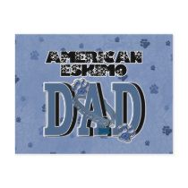 American Eskimo DAD Post Cards