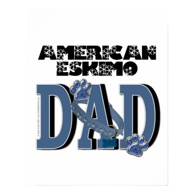 American Eskimo DAD Poster by FrankzPawPrintz
