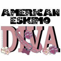 American Eskimo DIVA Cut Out