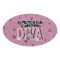 American Eskimo DIVA Stickers