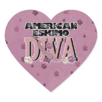 American Eskimo DIVA Stickers