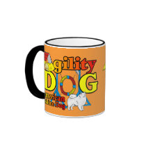 American Eskimo Dog Agility Gifts Mugs
