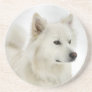 American Eskimo Dog Art Coaster