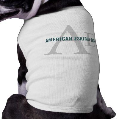 American Eskimo Dog Breed Monogram by FCACshelter