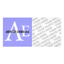 American Eskimo Dog Breed Monogram