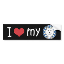 American Eskimo Dog Bumper Stickers