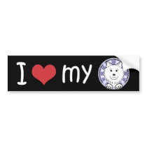 American Eskimo Dog Bumper Sticker