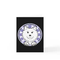 American Eskimo Dog Card