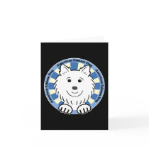 American Eskimo Dog Greeting Card