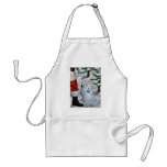 American Eskimo Dog Christmas Gifts aprons