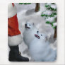 American Eskimo Dog Christmas Gifts Mouse Pads