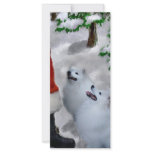 American Eskimo Dog Christmas Custom Rack Cards