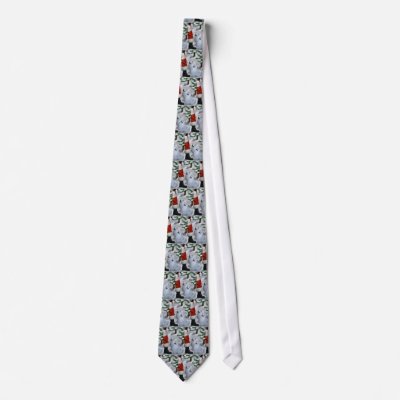American Eskimo Dog Christmas Neck Ties by DogsByDezign