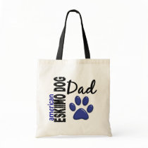 American Eskimo Dog Dad 2 Tote Bags