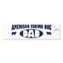 American Eskimo Dog Dad Bumper Stickers