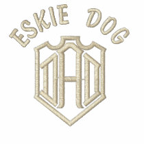 American Eskimo Dog DAD Embroidered Shirt
