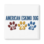 AMERICAN ESKIMO DOG DAD Paw Print