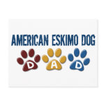 AMERICAN ESKIMO DOG DAD Paw Print