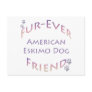 American Eskimo Dog Furever Postcard