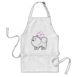 American Eskimo Dog / German Spitz Love aprons