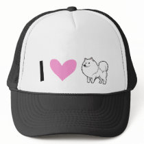 American Eskimo Dog / German Spitz Love Mesh Hats