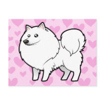 American Eskimo Dog / German Spitz Love Postcards