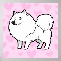 American Eskimo Dog / German Spitz Love Print