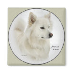American Eskimo Dog Gifts Art magnets