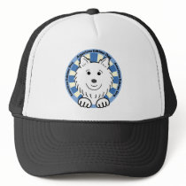 American Eskimo Dog Mesh Hat
