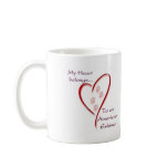 American Eskimo Dog heart Belongs mugs