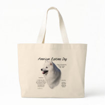 American Eskimo Dog History Design Canvas Bags