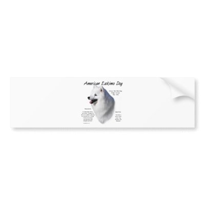 American Eskimo Dog History Design by GreyWolfCreation