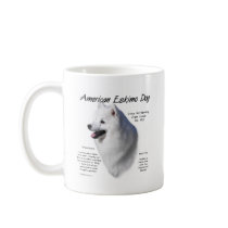 American Eskimo Dog History Design Mug