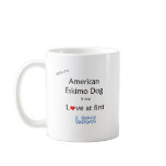American Eskimo Dog Lick Design mugs