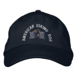 American Eskimo Dog Mom embroidered hats
