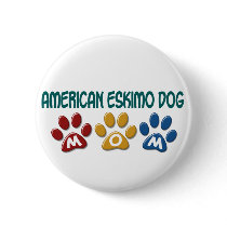 AMERICAN ESKIMO DOG MOM Paw Print