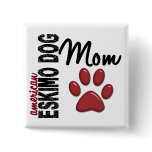 American Eskimo Dog Mum 2 buttons